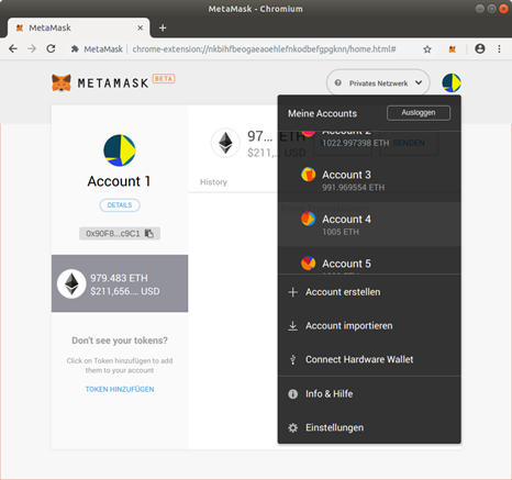 Metamask Ledger Trezor NFT Set Up